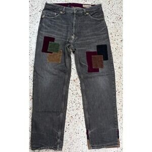 Scanner Fundamental Product Men's Patchwork Japanes Denim Jeans Size‎ 32x31